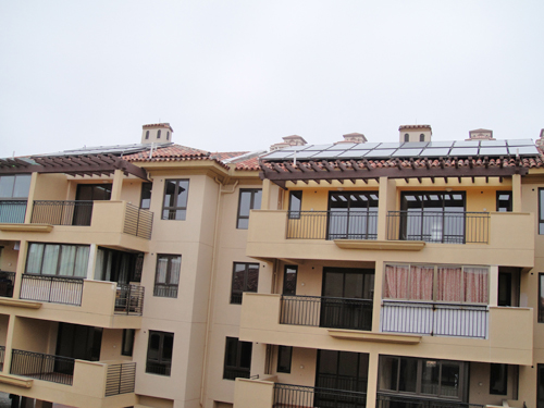 太阳能热水工程-深圳万科千林山居一期