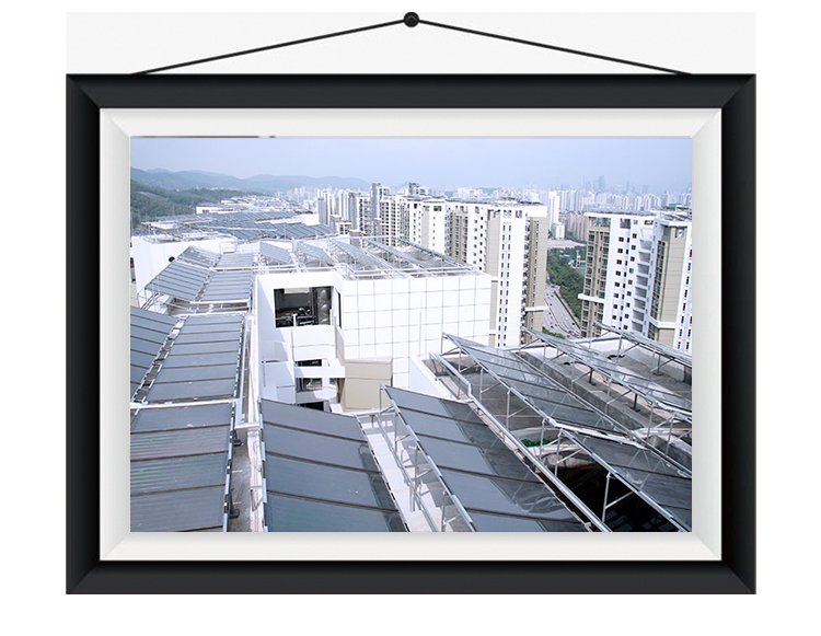 太阳能热水工程-侨香村经济适用房住宅区